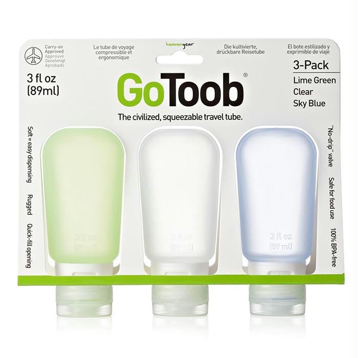 Gotoob 3 Oz 3 Pk Clr,blu,grn