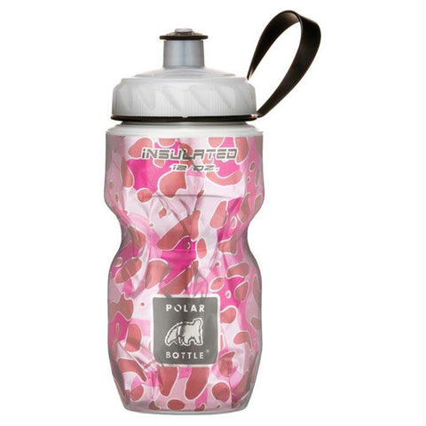 Polar Bottle 12 Oz. Pink Leopa