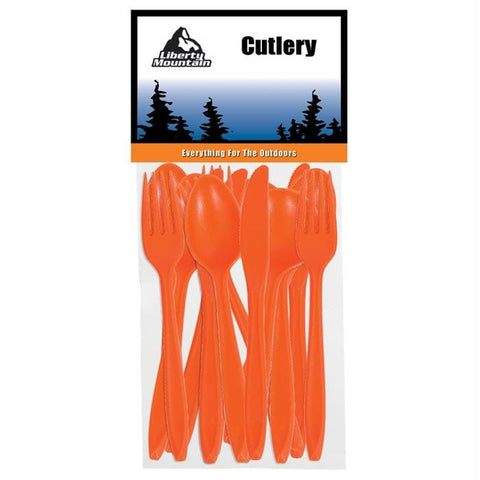 Orange 16 Pc Cutlery