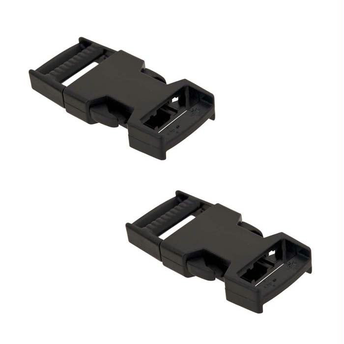 Side Rel Buckle 1" 2pk
