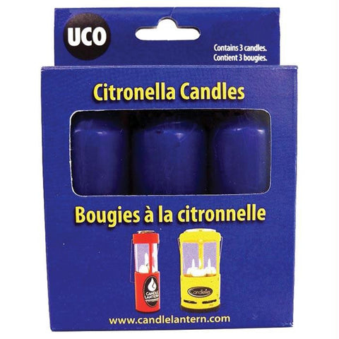 Citronella Candles 3 Pk