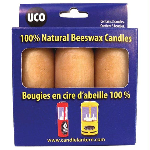 Beeswax Candles 3 Pk