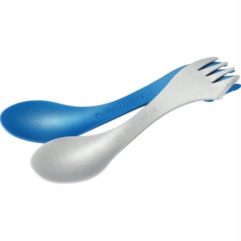 Spork 2 Pack- Petrol-silver