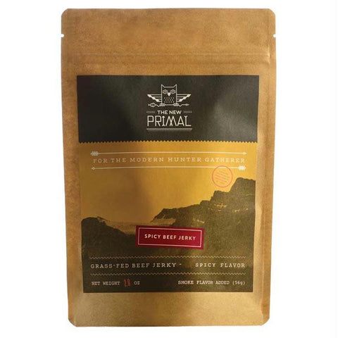 New Primal Spicy Beef Jerky Gf