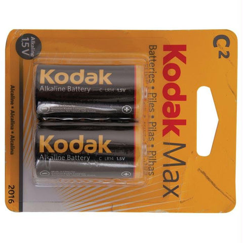 C Kodak Alk Batteries (2pk)