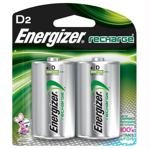 Energizer Nimh D 2pk