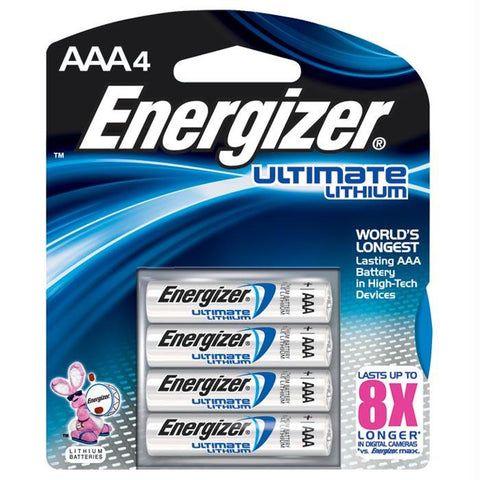 Energizer Ultimate Li Aaa 4pk