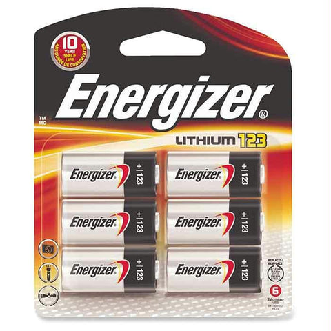 Energizer Photo Lthium 123 6pk