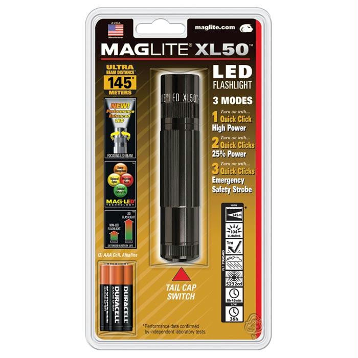 Xl 50 Led Flashlight-black