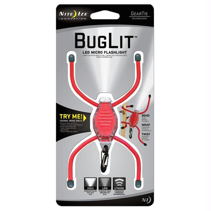 Buglit-red Clear Bdy-white Led