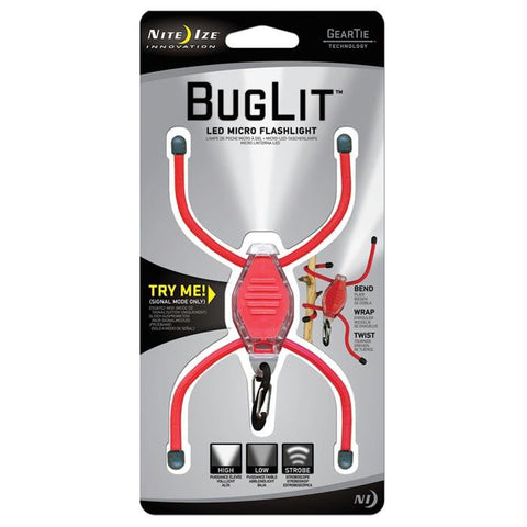 Buglit-red Clear Bdy-white Led