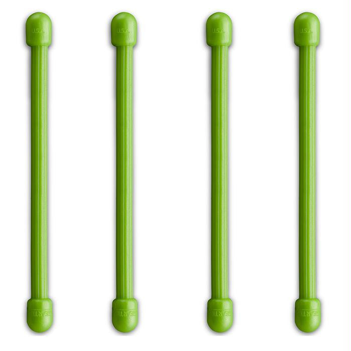 Gear Tie 3"-lime 4pk