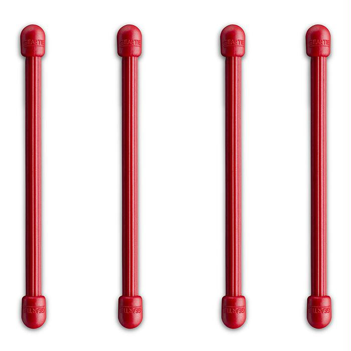 Gear Tie 3" Red 4pk
