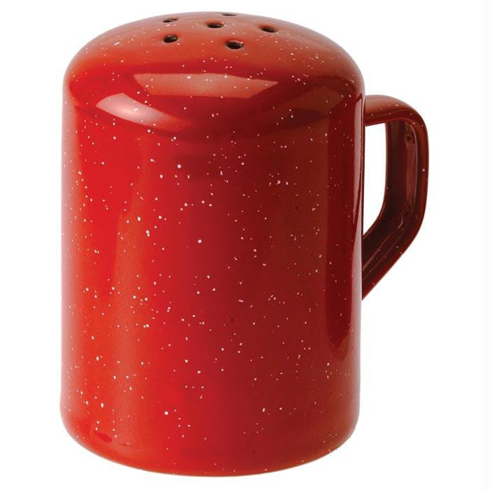 Enamel Salt Shaker Red