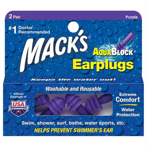 Mack's Aquablock Earplugs 2pr