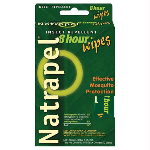 Natrapel 8 Hour Wipes 12 Pk