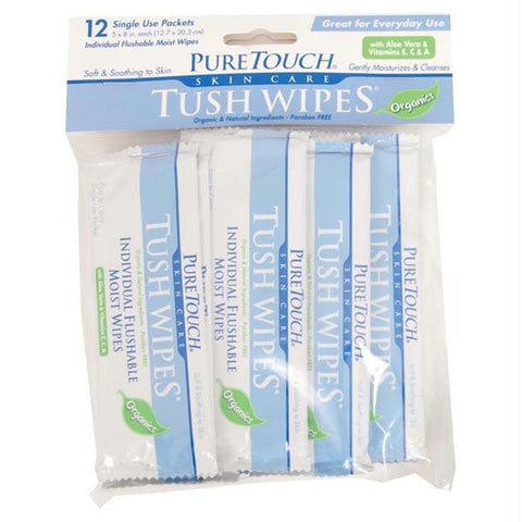 Tush Wipes Single Use (12pk)