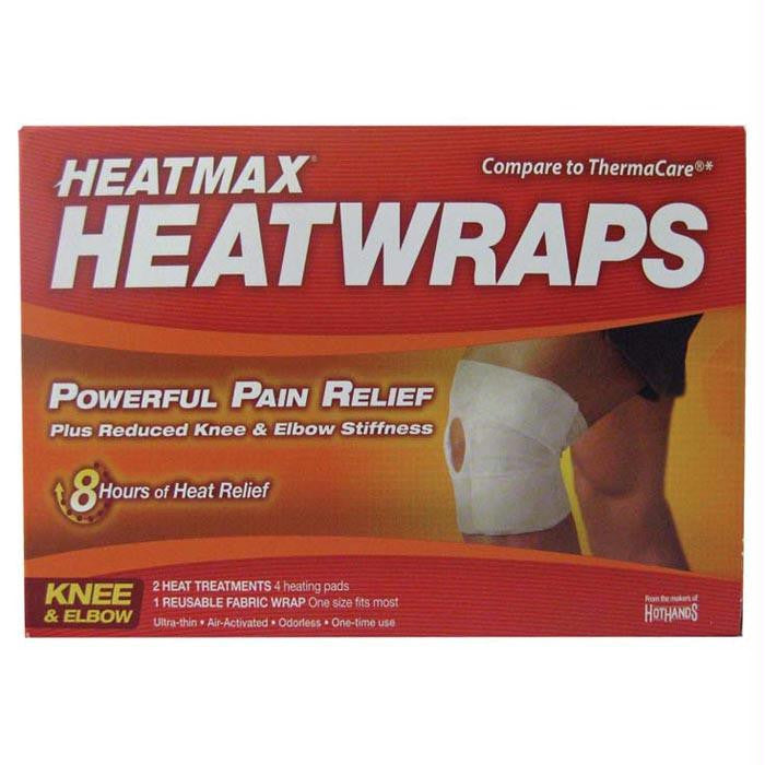 Heatmax Knee Wrap 2 Ct