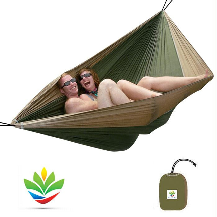 Hammock Bliss Double Tan-green