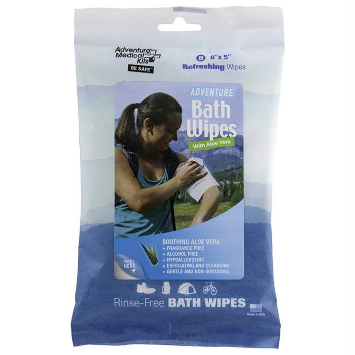 Adventure Bath Travl Wipes-8pk