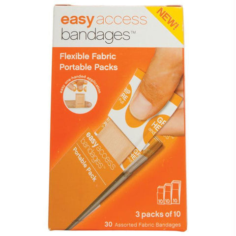 Fabric Bandages Assort 30 Pk