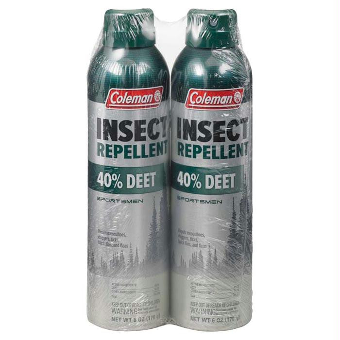 Coleman 40% Deet Rep 6oz 2pk