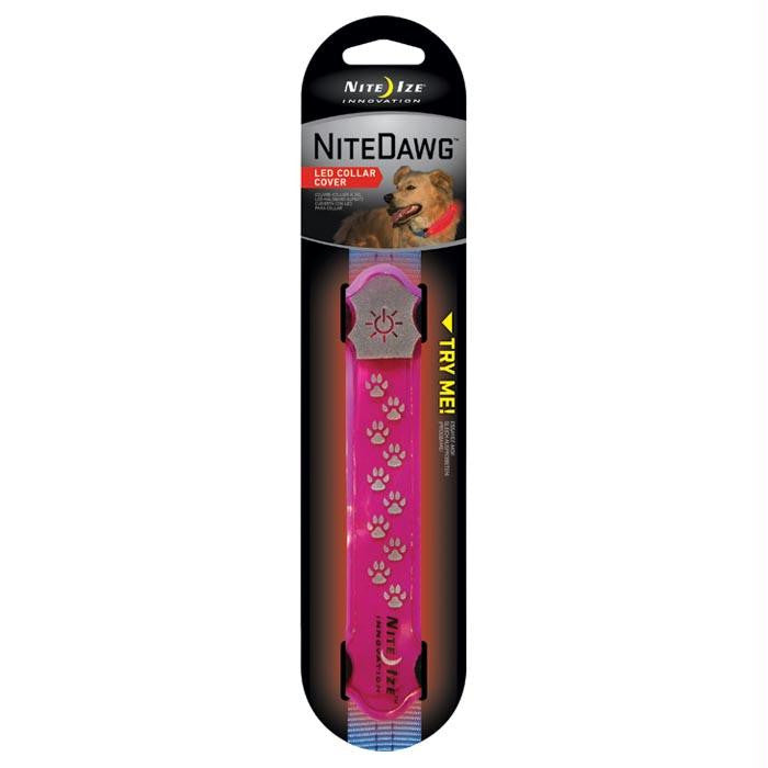 Nite Dawg Led Collar Cover Pnk