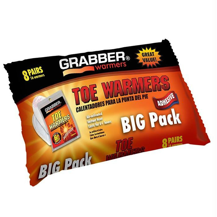 Grabber Toe Warmers - 8 Pk