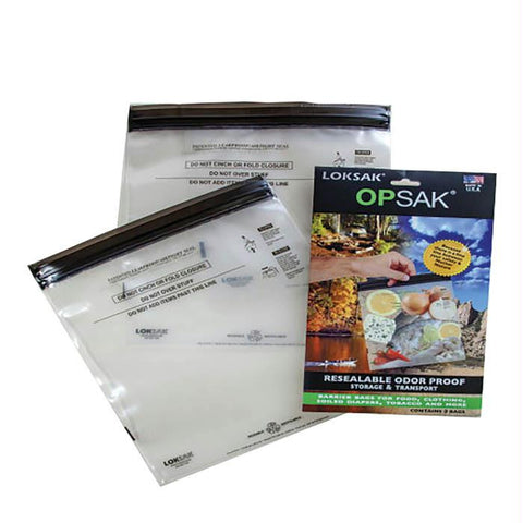 Opsak Barrier Bag 7" X 7" 2pk