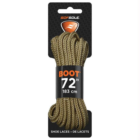 Boot Waxed Lace Brown 72"