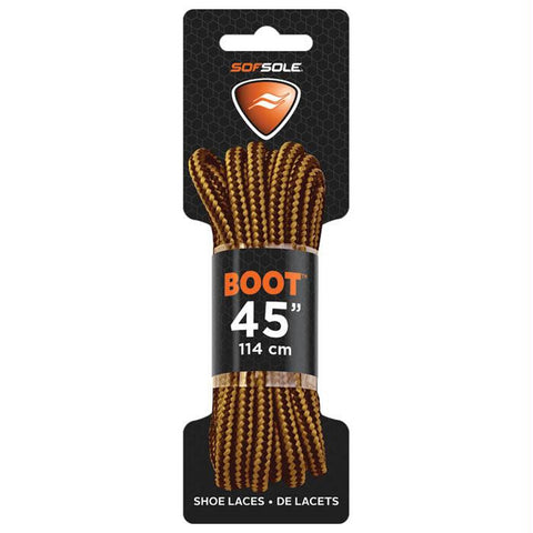 Boot Waxed Lace Gold-brown 48"