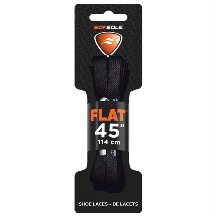 Athletic Flat Lace Black 45"