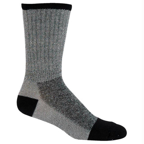 Merino Wool Sock Lg Black-grey