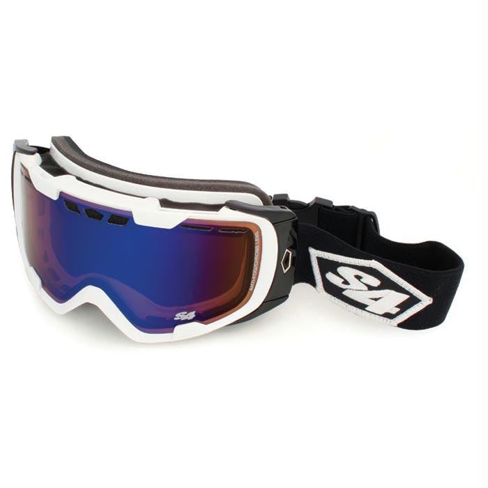 Alrt Goggle Shiny White-blue