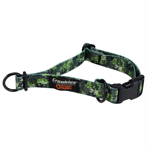 Dog Collar Muddy Paw Green Lg