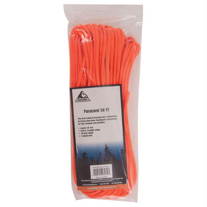 Paracord 50 Ft Neon Orange