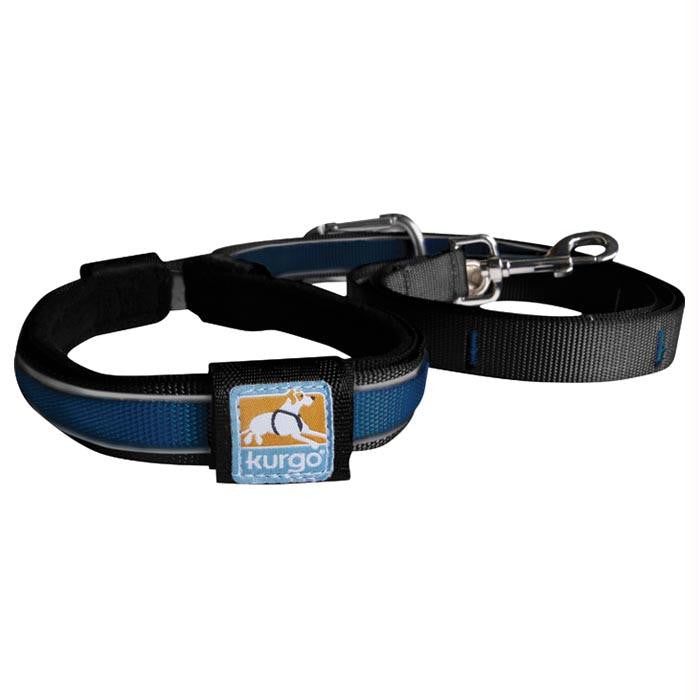 Reflect-protect Leash Blue