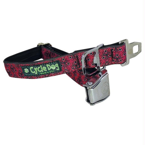 Bottle Open Dog Collar Red Md