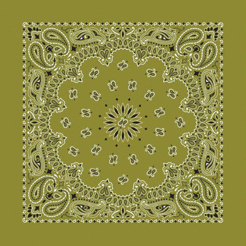 Bandana Paisley Olive