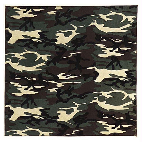 Woodland Camouflage Bandana