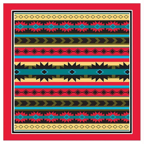 Modern Aztec W-red Trim