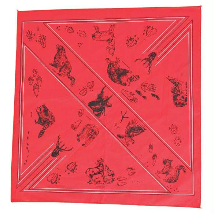 Bandana Animal Tracks Assort