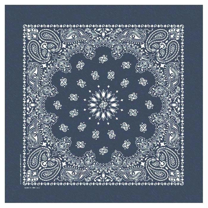 Stonewashed Bandana Navy