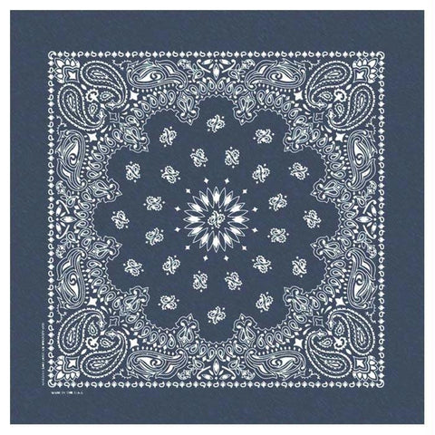 Stonewashed Bandana Navy