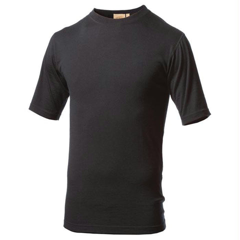 Minus33 Mens Ss Crew Lg Blk