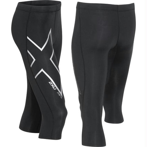 2xu Mens Hyoptik 3-4 Ct Blk Lg