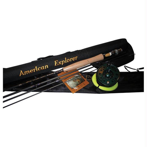 4 Pc Fly Rod W-case, Reel, Ldr