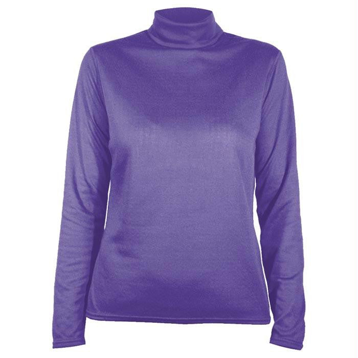 Bi-ply T-neck Wmns Purple-sm