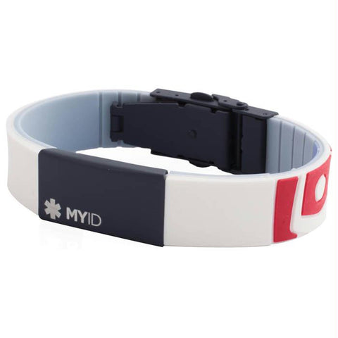 Myid Sleek White-midnight Blue