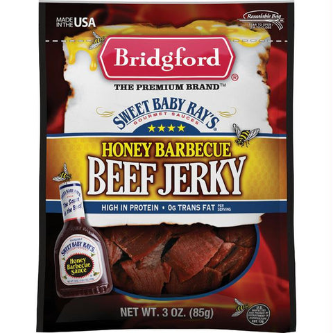 Sbr Honey Bbq Beef Jerky 3oz